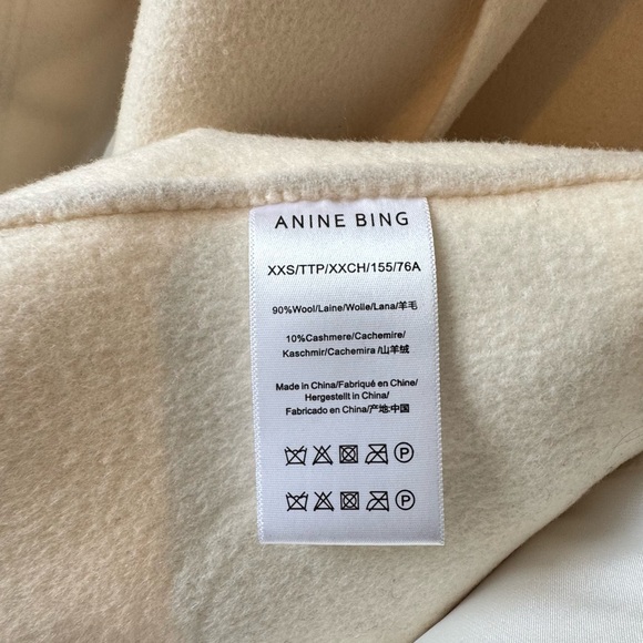 ANINE BING Ivory Wool/Cashmere Blazer XXS - Picture 2 of 11